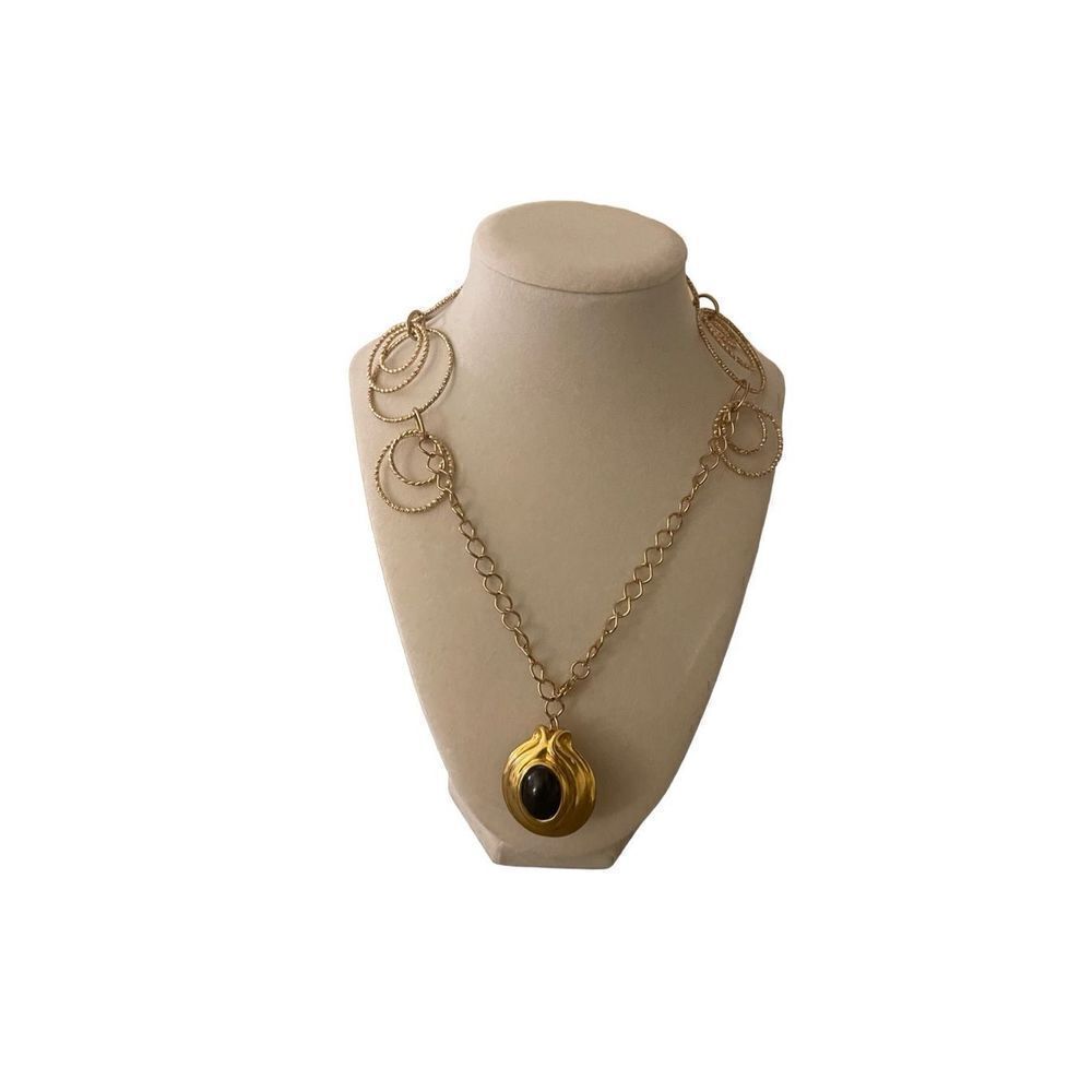 Fendi Gold & Black Choker